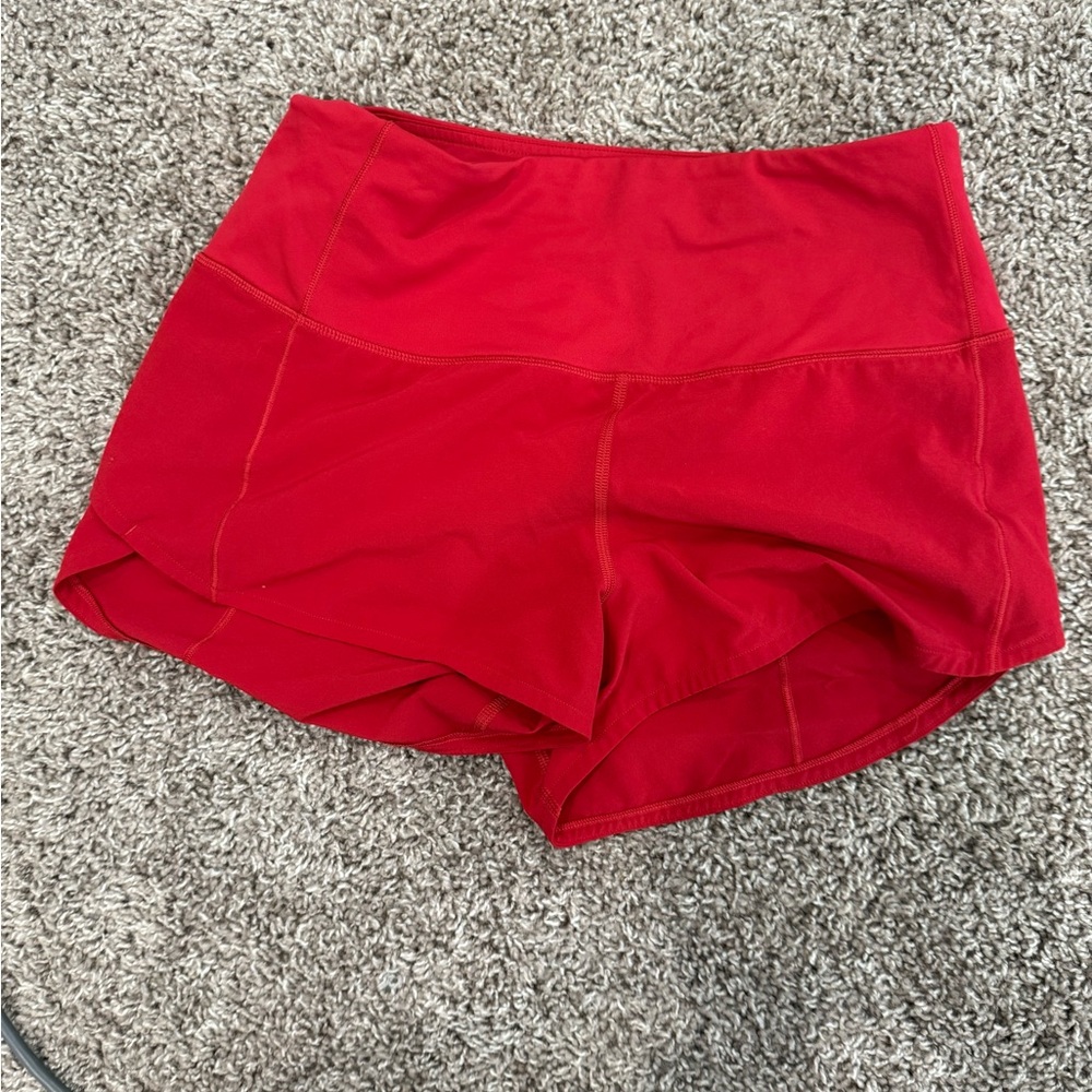 Lululemon high wasted speed short 2.5 inch